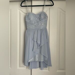 Ardene Light Blue Strapless Dress
